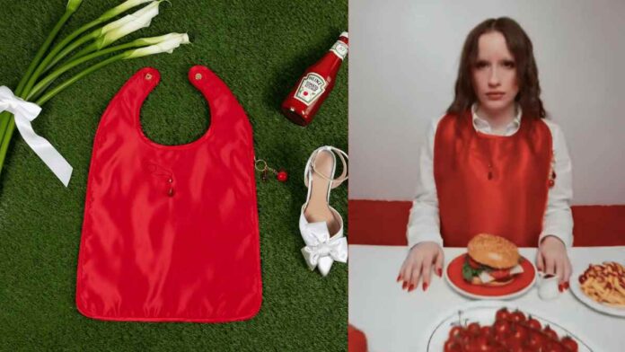 Heinz agota su babero de seda para novias